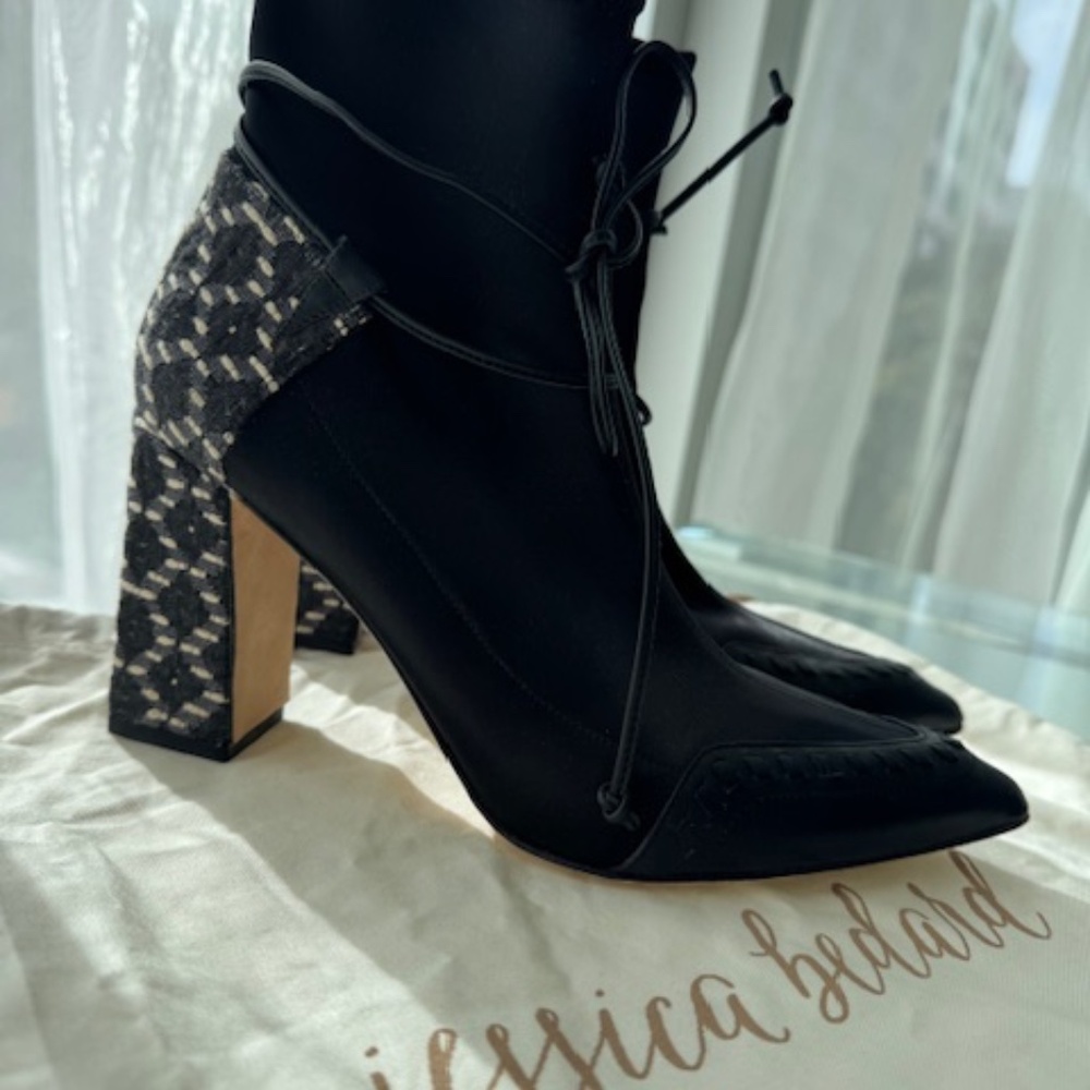 Jessica Bedard Black Star Ankle Boot - IT/EU 37 - Picture 3 of 16